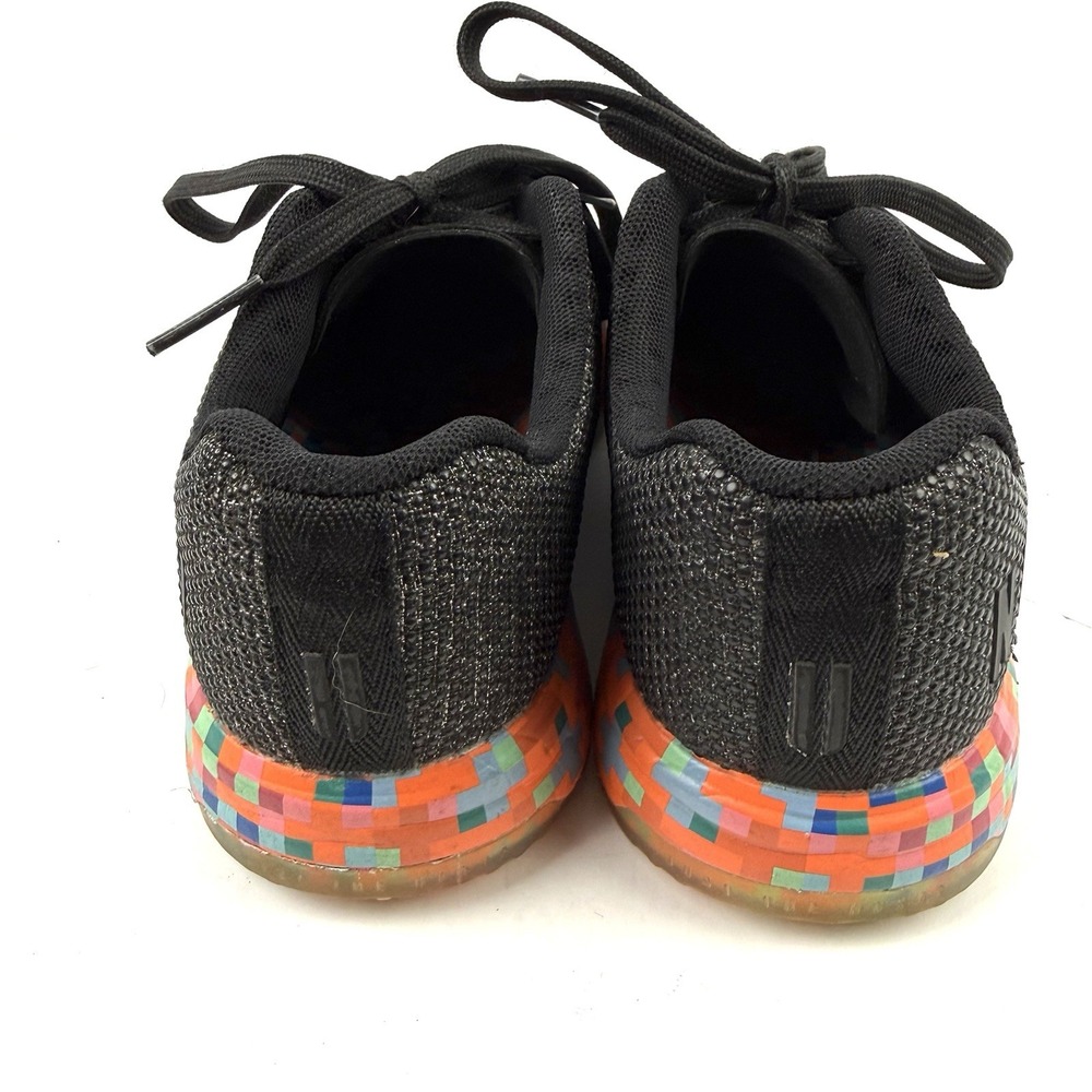 NOBULL Heather Black Pixel Shoes 7 Womens Lace Up Trainer Sneaker Mens 5 - Picture 5 of 10